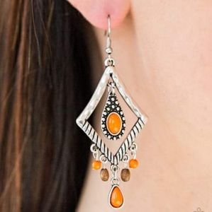 Orange Earrings